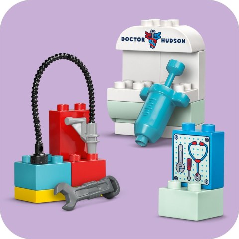 Lego Duplo Disney 10456 McQueen i wizyta w warsztacie doktora Hudsona