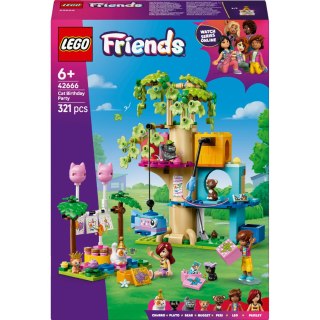 Lego Friends Przyjaciele 42666 Urodziny kota i domek na drzewie