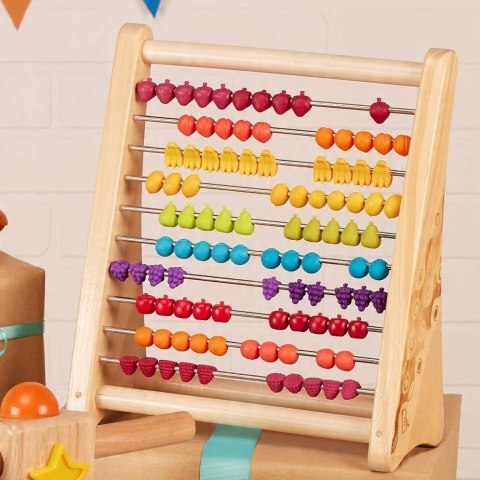 Liczydło sensoryczne z owocami Two-ty Fruity B.Toys