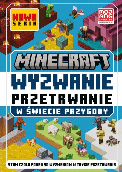 Minecraft Wyzwanie przetrwanie. W świecie przygody Mojang Harperkids
