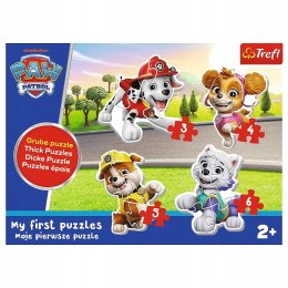 Moje Pierwsze Puzzle Psi Patrol Trefl 36136 Baby 2+ dwulatka Grube Puzzle