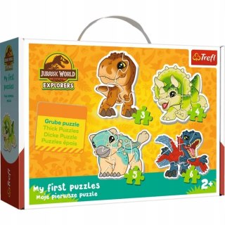 Moje Pierwsze Puzzle Urocze Dinozaury Trefl Baby 2+