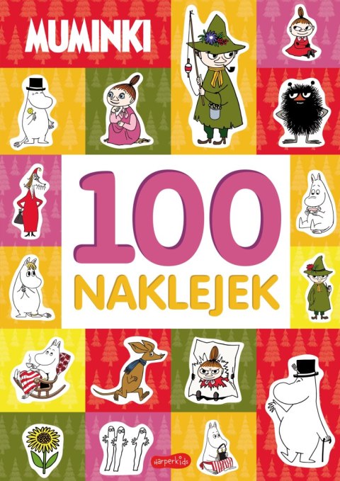 Muminki 100 naklejek Harperkids Naklejki