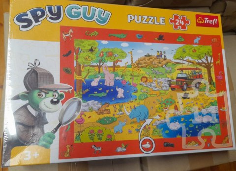 OUTLET Puzzle obserwacyjne Spy Guy 24 elementy Safari 15591 Trefl 3+