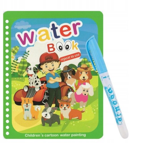 Pieski Magiczna Kolorowanka z Pisakiem Wodnym Skrzat