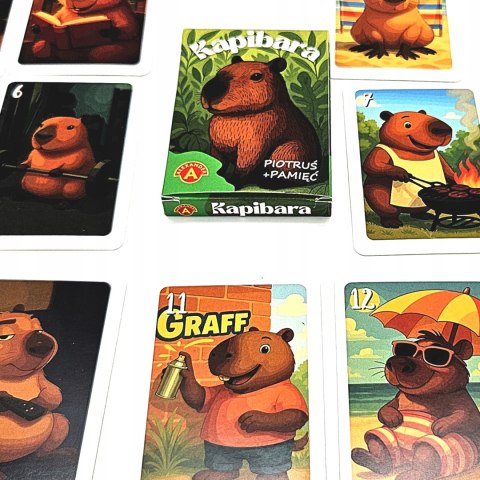 Piotruś Pamięć Kapibary Alexander Gra Karciana