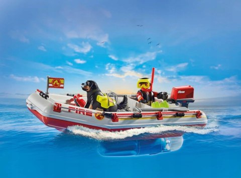 Playmobil 71464 Łódź straży pożarnej ze skuterem wodnym