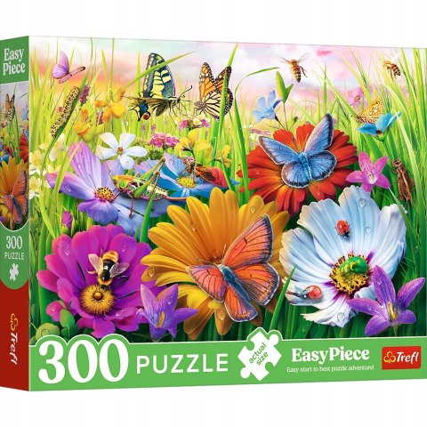 Puzzle 300 elementów EasyPiece Owady na łące 23103 Trefl