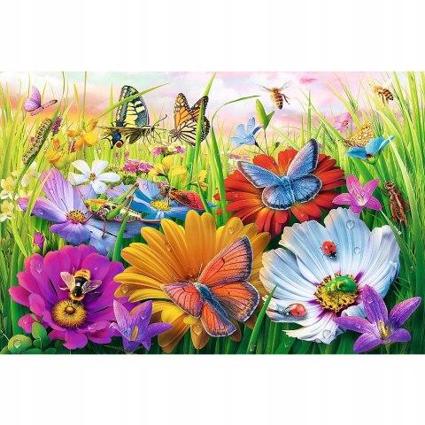 Puzzle 300 elementów EasyPiece Owady na łące 23103 Trefl