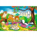 Puzzle Disney 160 elementów 40054 Bambi i leśni przyjaciele 40-lecie Trefl