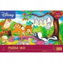 Puzzle Disney 160 elementów 40054 Bambi i leśni przyjaciele 40-lecie Trefl
