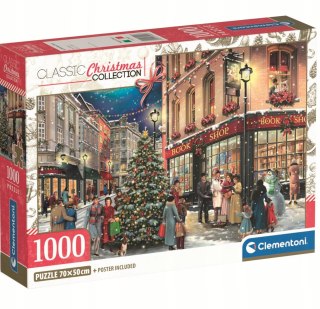 Puzzle Świąteczne 1000 elementów 39925 Clementoni Świąteczny Spacer
