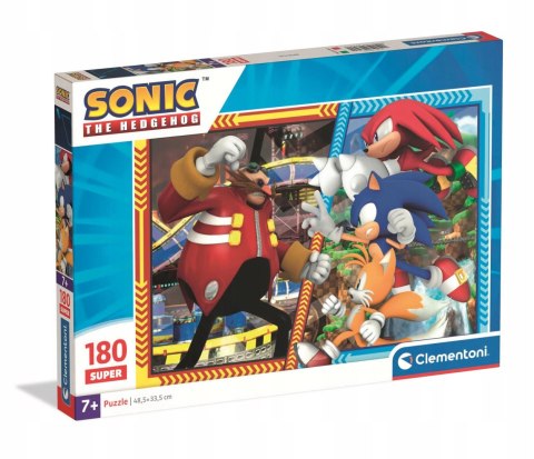 Puzzle super 180 elementów Sonic 29795 Clementoni