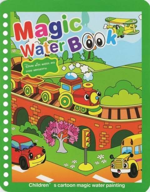 W Podróży Kolorowanka z Pisakiem Wodnym Wodna Malowanka Skrzat