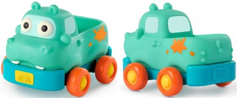 Zestaw 3 autek Zwierzątek z napędem B.Toys Safari Speedsters Battat