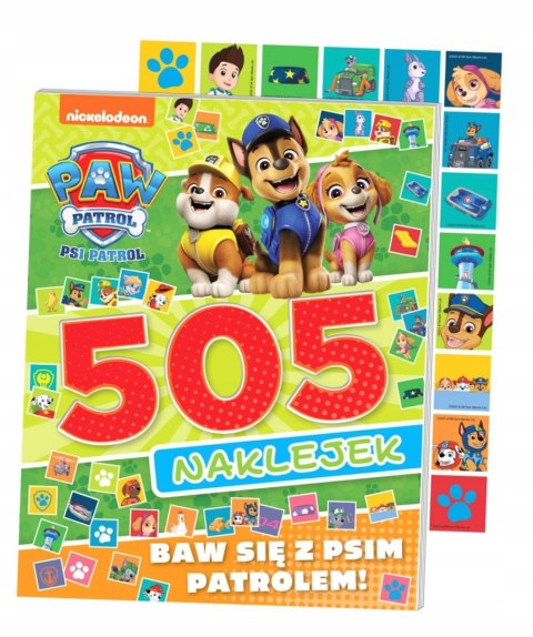 505 Naklejek Psi Patrol Naklejki Zagadki Zadania Baw się z psim Patrolem