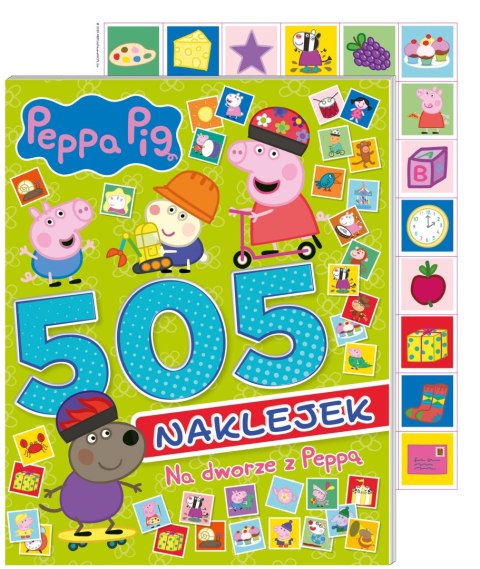 505 Naklejek Świnka Peppa Naklejki Zagadki Zadania Media Service