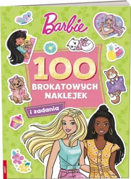 Barbie 100 brokatowych naklejek Ameet Naklejki