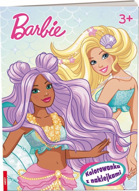Barbie Dreamtopia kolorowanka z naklejkami Disney Ameet
