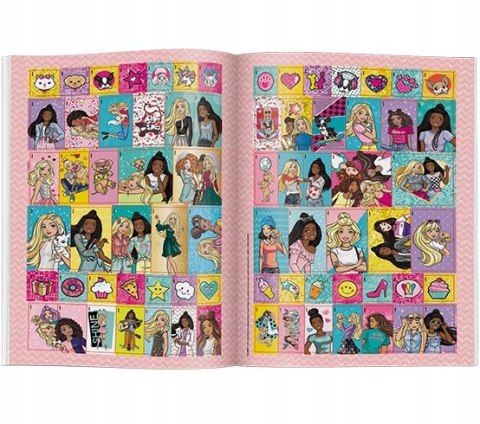 Barbie Koloruję ! kolorowanka z naklejkami Ameet