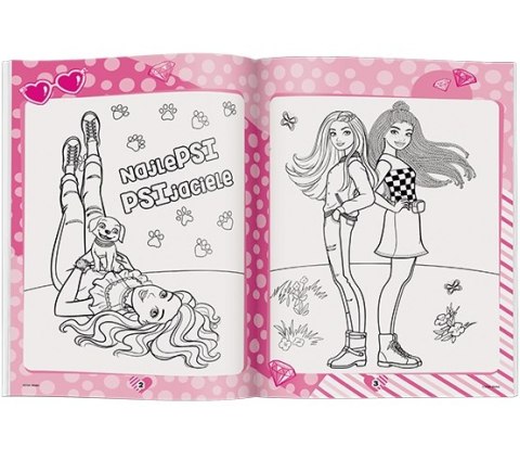 Barbie Koloruję ! kolorowanka z naklejkami Ameet