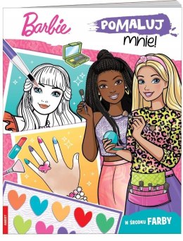 Barbie Pomaluj Mnie! Książka Malowanka Wodna Farby Ameet