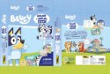 Bluey Megazestaw Kolor i Akcja Start Naklejki + Flamastry i Pisaki żelowe