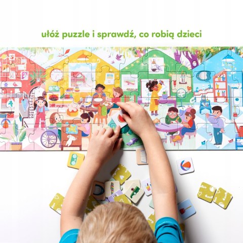 CzuCzu Puzzle Edukacyjne Co robimy W przedszkolu 40 elementów Czu Czu