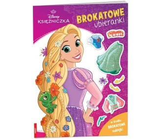 Disney Księżniczka. Brokatowe Ubieranki Ameet Naklejki