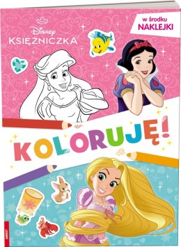 Disney Księżniczka Koloruję ! Malowanka z naklejkami Ameet