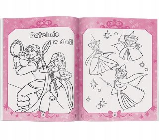 Disney Księżniczka Koloruję ! Malowanka z naklejkami Ameet