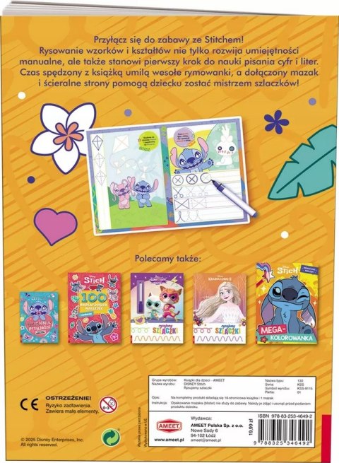 Disney Stitch Rysujemy szlaczki Ameet