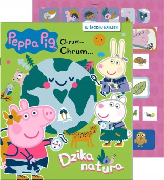 Dzika natura Świnka Peppa. Chrum... Chrum Media Naklejki