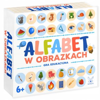 Gra Edukacyjna planszowa Alfabet w obrazkach Kangur