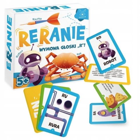 Gra Edukacyjna planszowa Reranie Wymowa głoski "R" Kangur