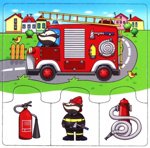 Gra Puzlotto Puzzle Samochody Granna Układanka 2-4 lata