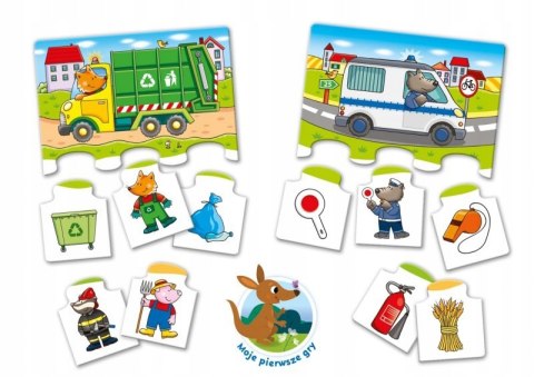 Gra Puzlotto Puzzle Samochody Granna Układanka 2-4 lata