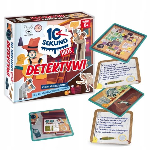 Gra planszowa 10 sekund Kids Detektywi Kangur 6+