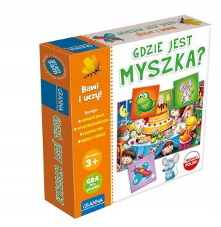 Gra planszowa Gdzie jest myszka? Granna 3+