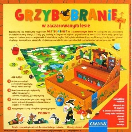 Gra planszowa Grzybobranie w zaczarowanym lesie Trefl Granna