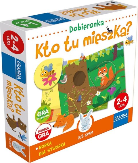 Gra planszowa Kto tu mieszka? Granna