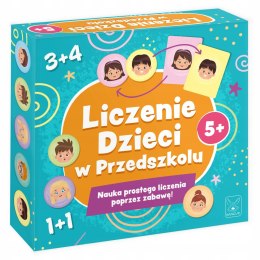 Gra planszowa Liczenie Dzieci w Przedszkolu 5+ Kangur