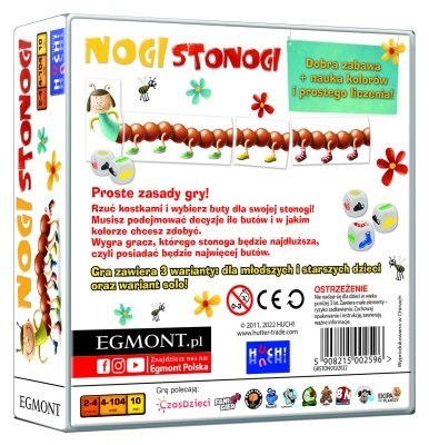 Gra planszowa Nogi Stonogi Egmont