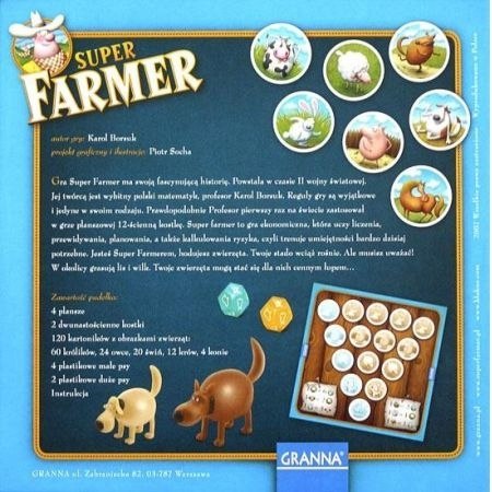 Gra planszowa Super Farmer De Lux Granna
