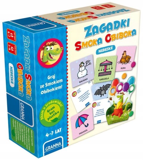 Gra planszowa Zagadki Smoka Obiboka: Niebieskie Granna