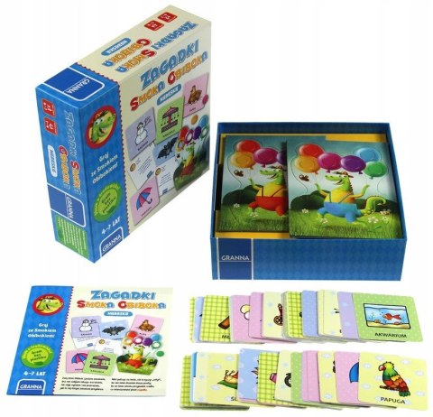 Gra planszowa Zagadki Smoka Obiboka: Niebieskie Granna