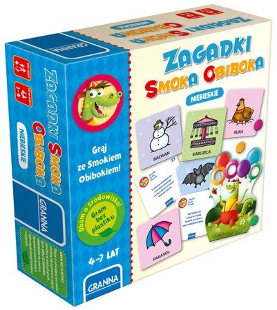Gra planszowa Zagadki Smoka Obiboka: Niebieskie Granna