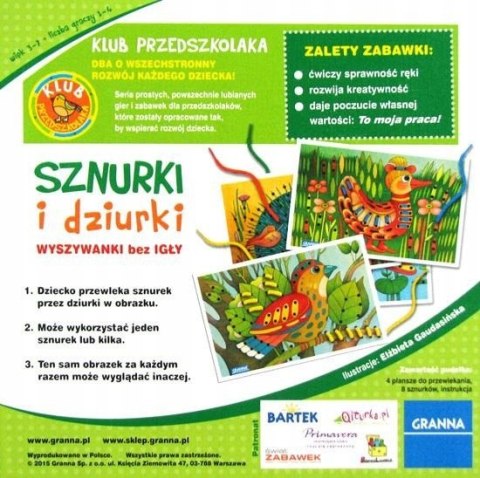 Gra zręcznościowa Sznurki i dziurki Granna