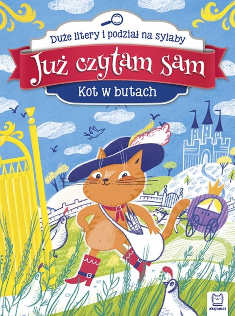 Już czytam sam Kot w Butach Duże litery i podział na sylaby Aksjomat