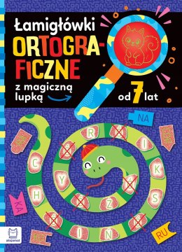 Łamigłówki ortograficzne z magiczną lupką od 7 lat Aksjomat